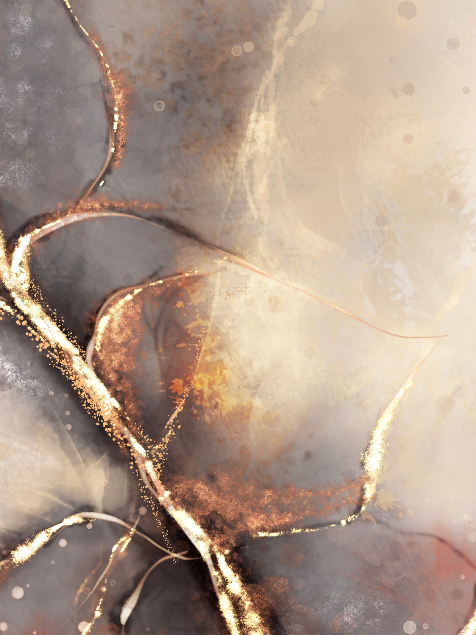 burning kintsugi original detail résilience