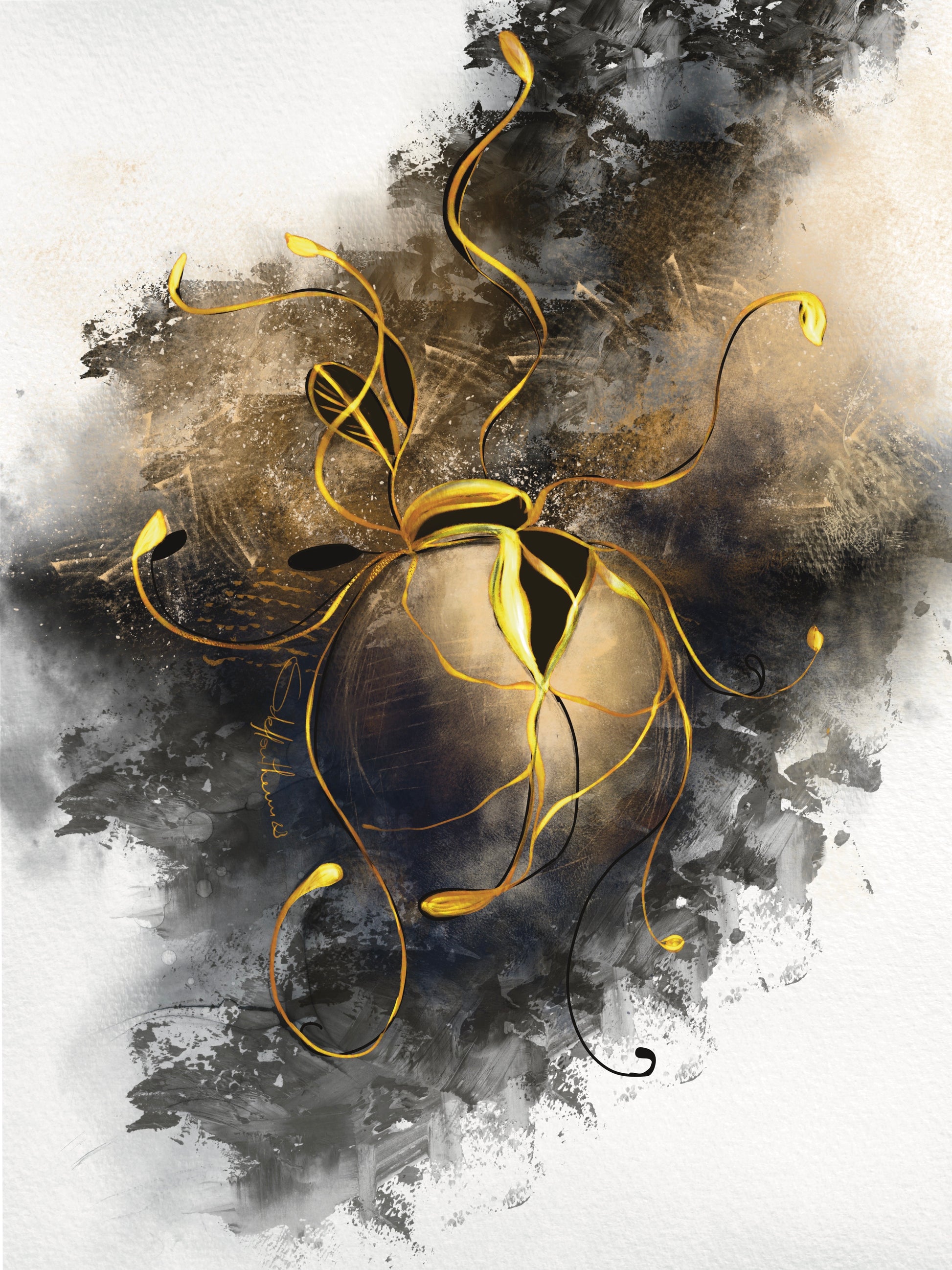 pleine de vie art kintsugi résilience original