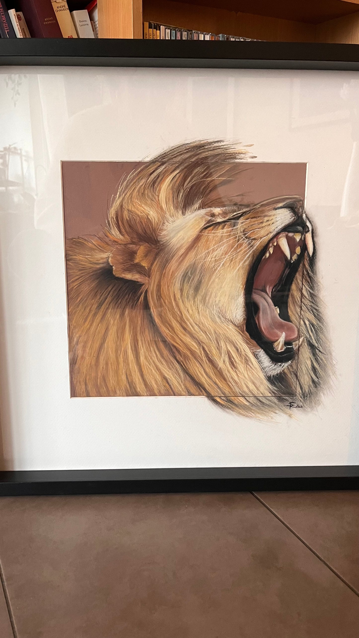Roaring lion