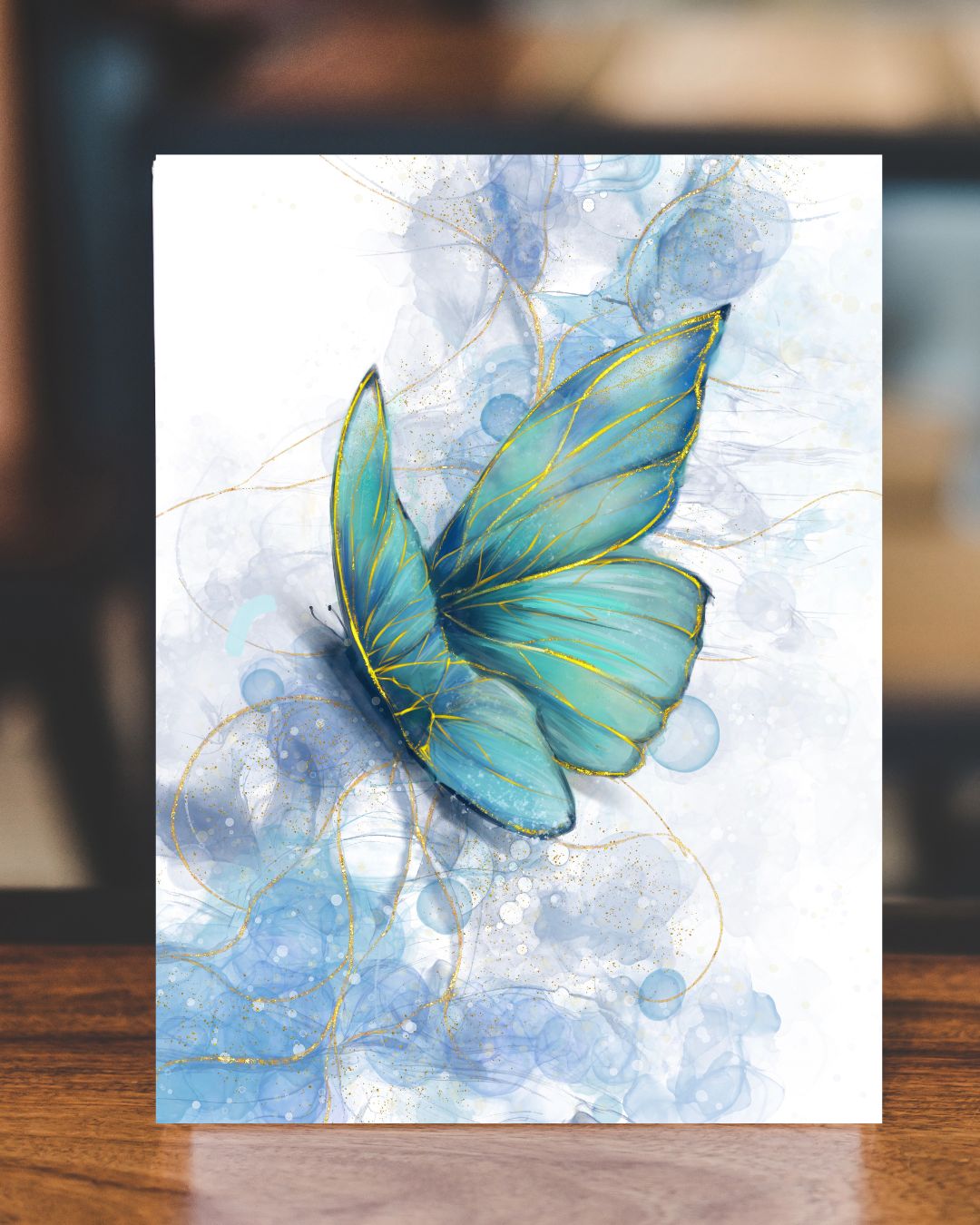 metamorphose, papillon, Art kintsugi et résilience Fine Art Print