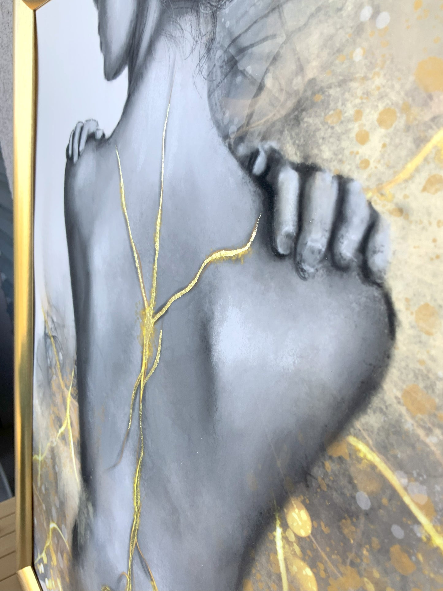 healing pain resilience art kintsugi sara de hontheim original détail