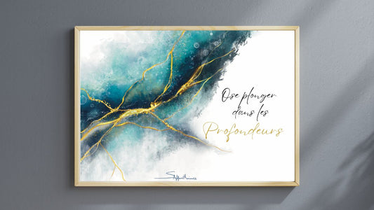 Art Kintsugi - Ose plonger dans les Profondeurs moyen