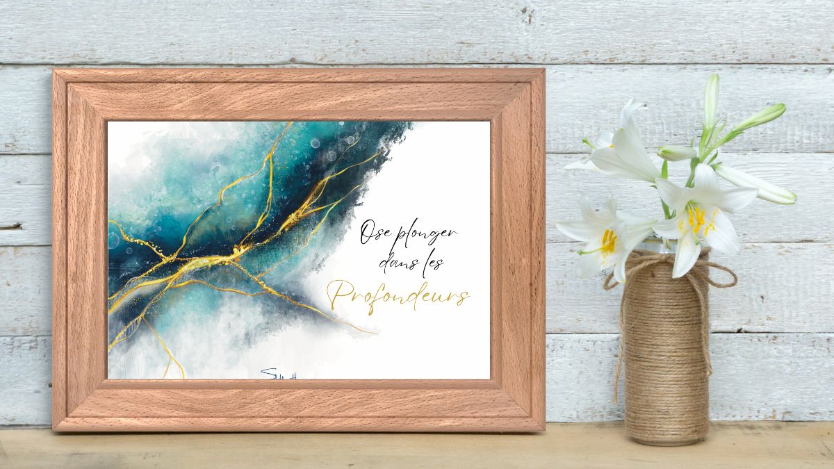 Art Kintsugi - Ose plonger dans les Profondeurs petit