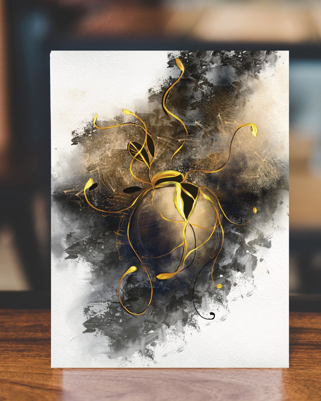 pleine de vie - art kintsugi - fine art- résilience