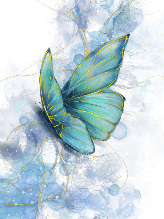 metamorphose, papillon, Art kintsugi et résilience