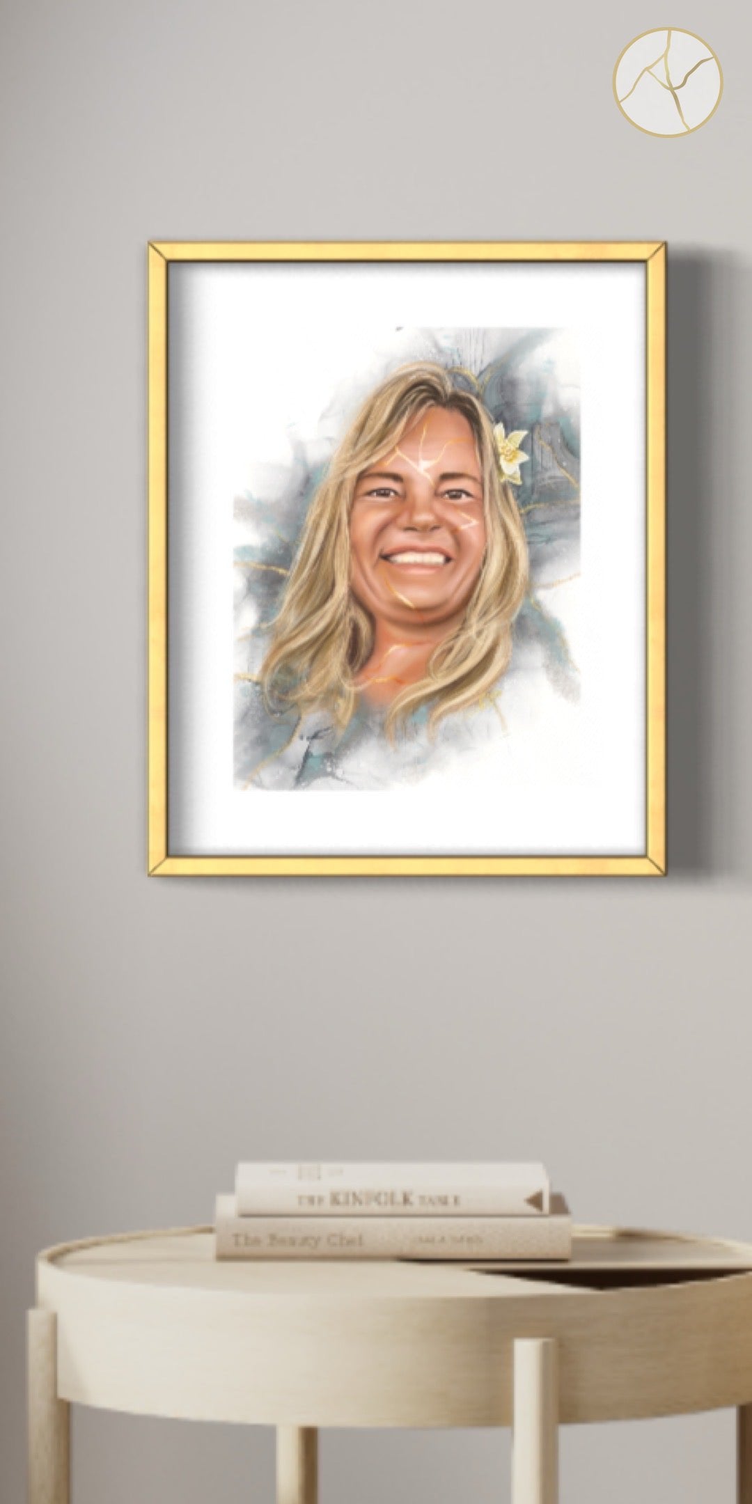 "Célébrée" - Ton portrait personnalisé! - Art Kintsugi