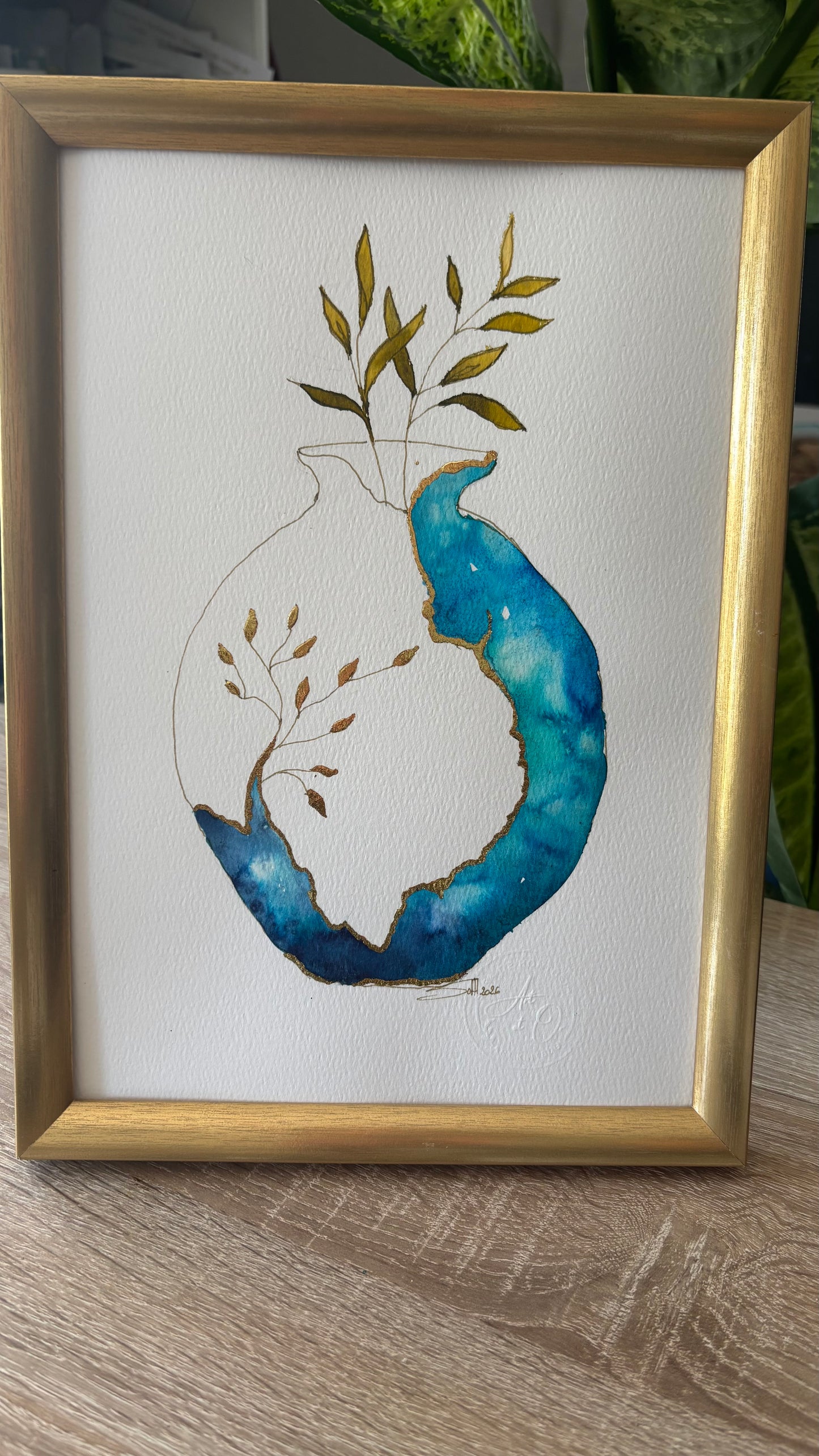 kintsugi eclat or cadre bleu