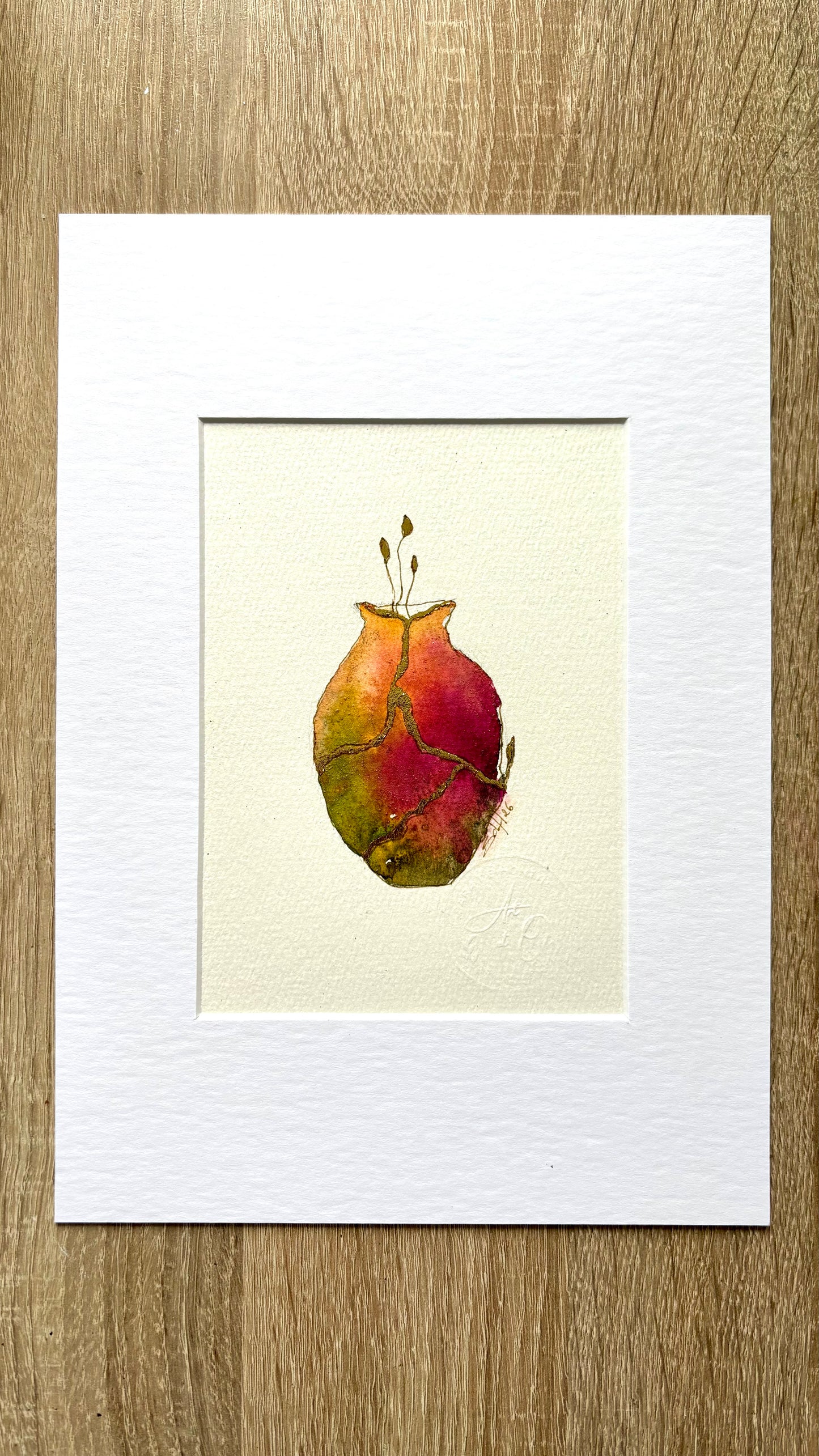 aquarelle or kintsugi